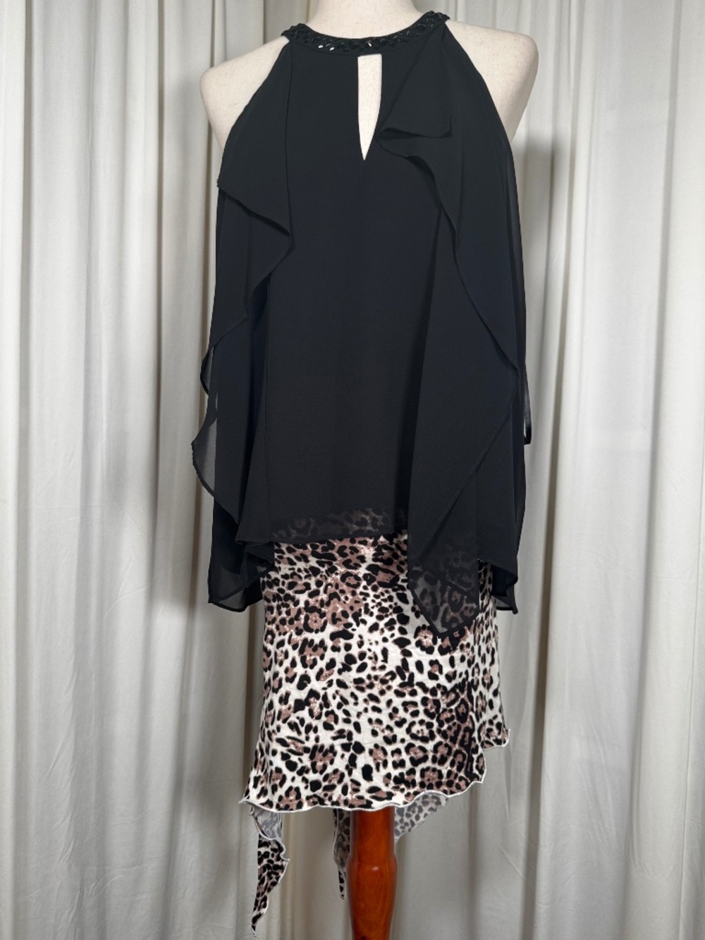 BCBG Liviana Chiffon Top